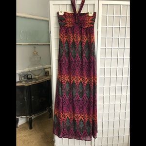 Summer strapless dress